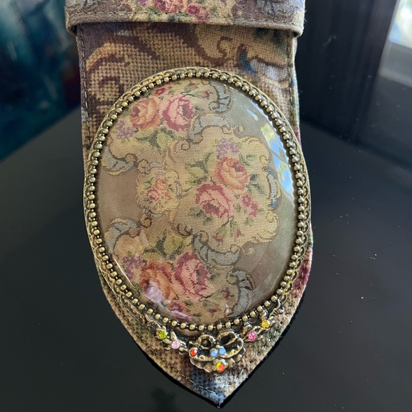 Michal Negrin Vintage Victorian Belt crystal embellished - Picture 2 of 7